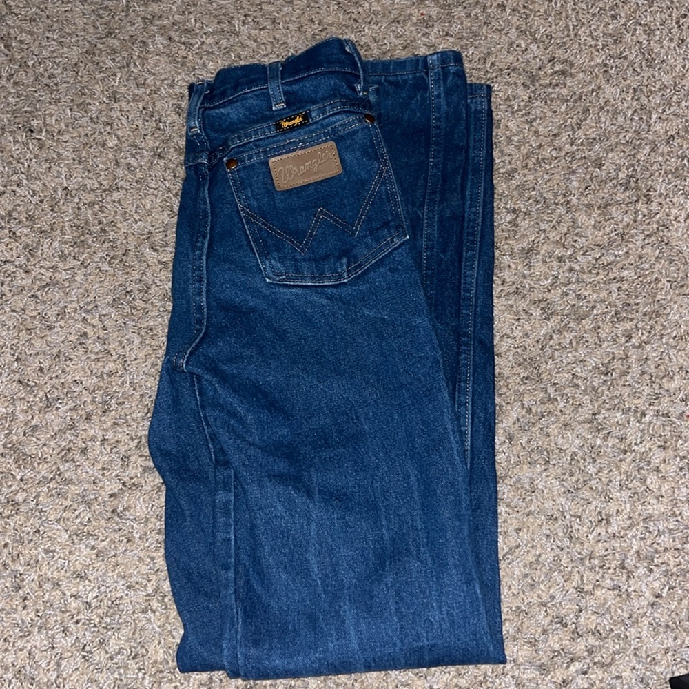 Wrangler bootcut men work jeans